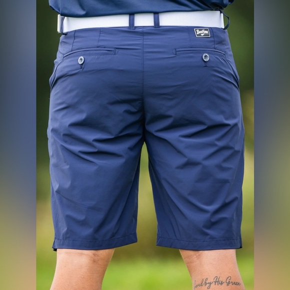 Booyaa Blue Shorts Golf shorts with Relaxed Fit - Picture 3 of 13